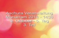 Aschura Veranstaltung in Bremen – 5. Tag – 3. Teil