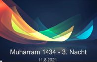 Aschura Veranstaltung in Delmenhorst – 11.08.2021 – Muharram / 3. Nacht