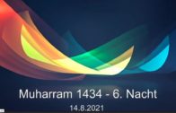 Aschura Veranstaltung in Delmenhorst – 16.08.2021 – Muharram / 8. Nacht